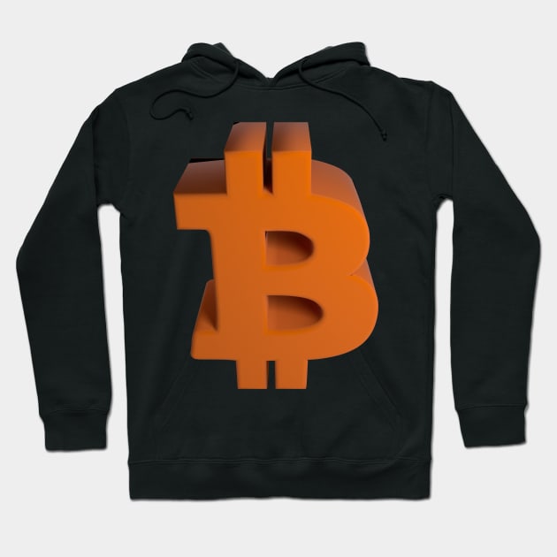 Bitcoin - 3D - Towel Hoodie by 3DMe